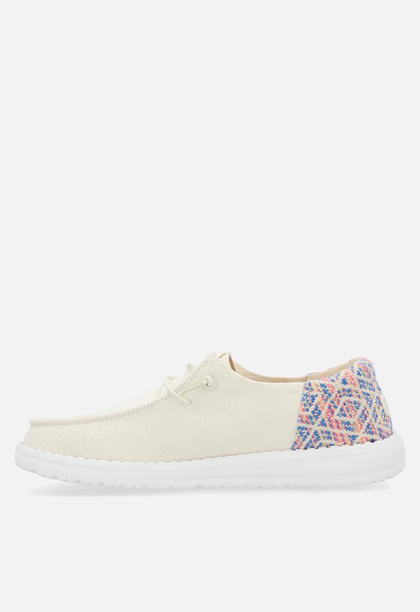 Hey Dude - Wendy Funk Surf Baja slip on - Ivory/Multi