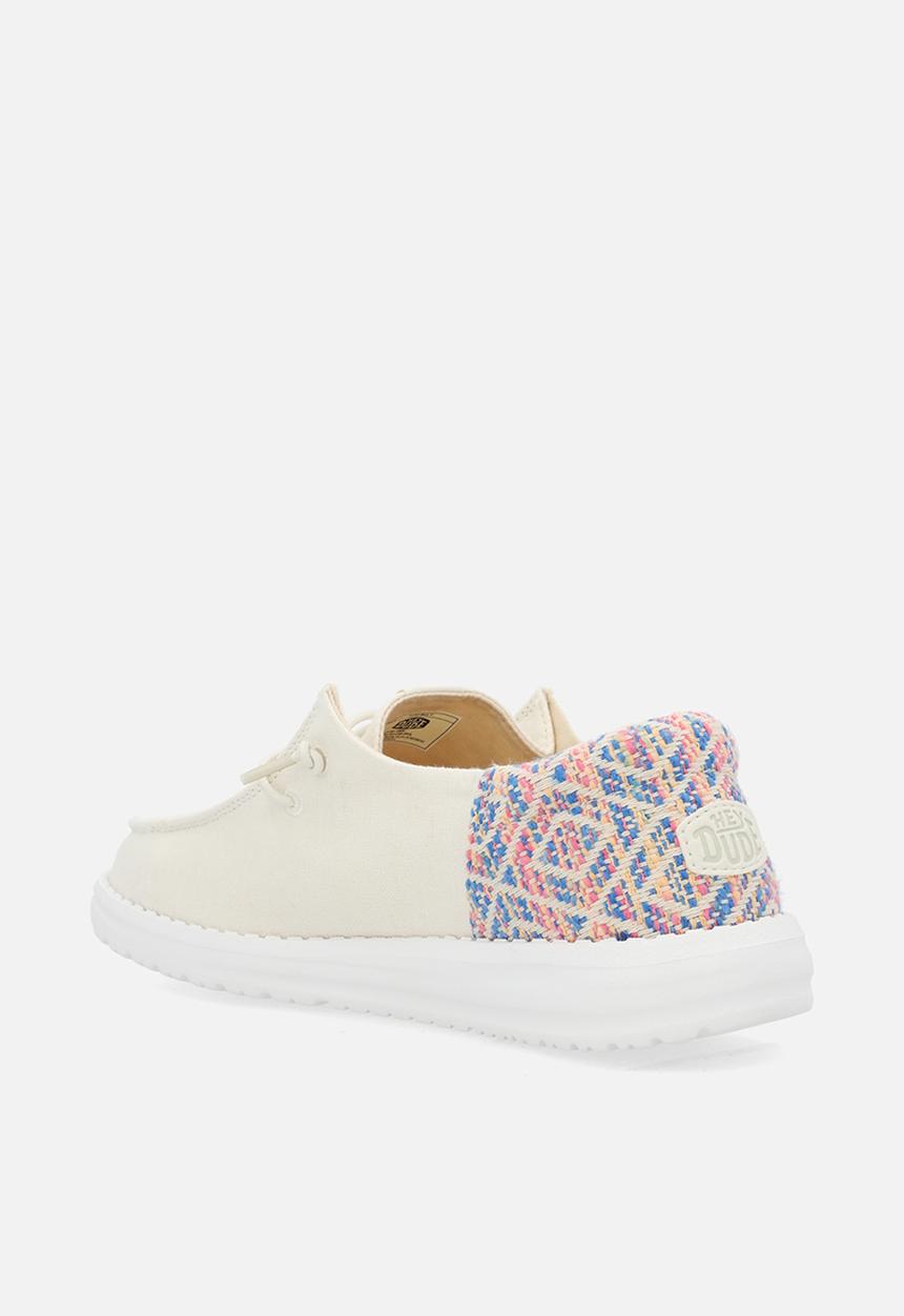 Hey Dude - Wendy Funk Surf Baja slip on - Ivory/Multi