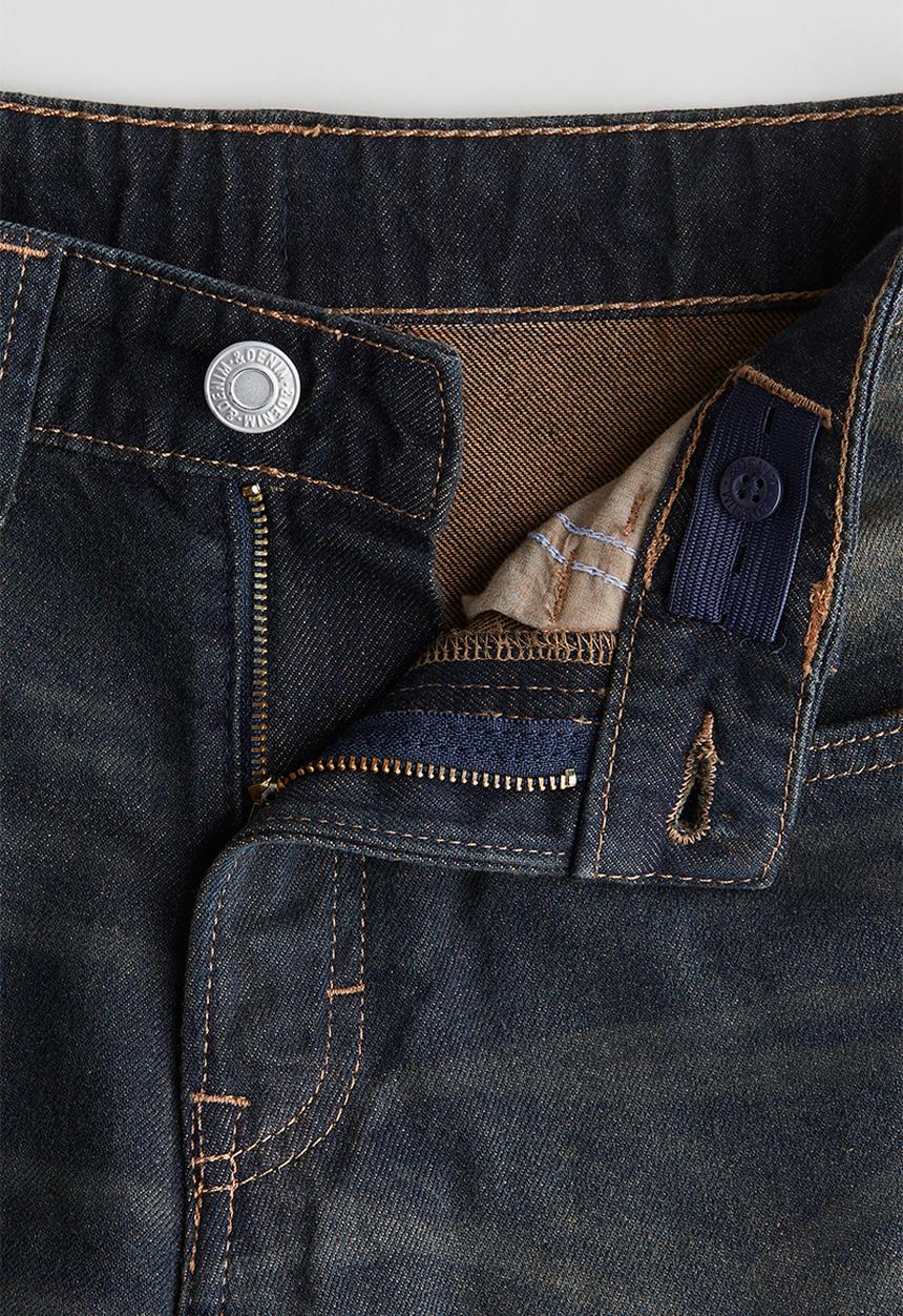 H&M - Baggy fit jeans - dark denim blue
