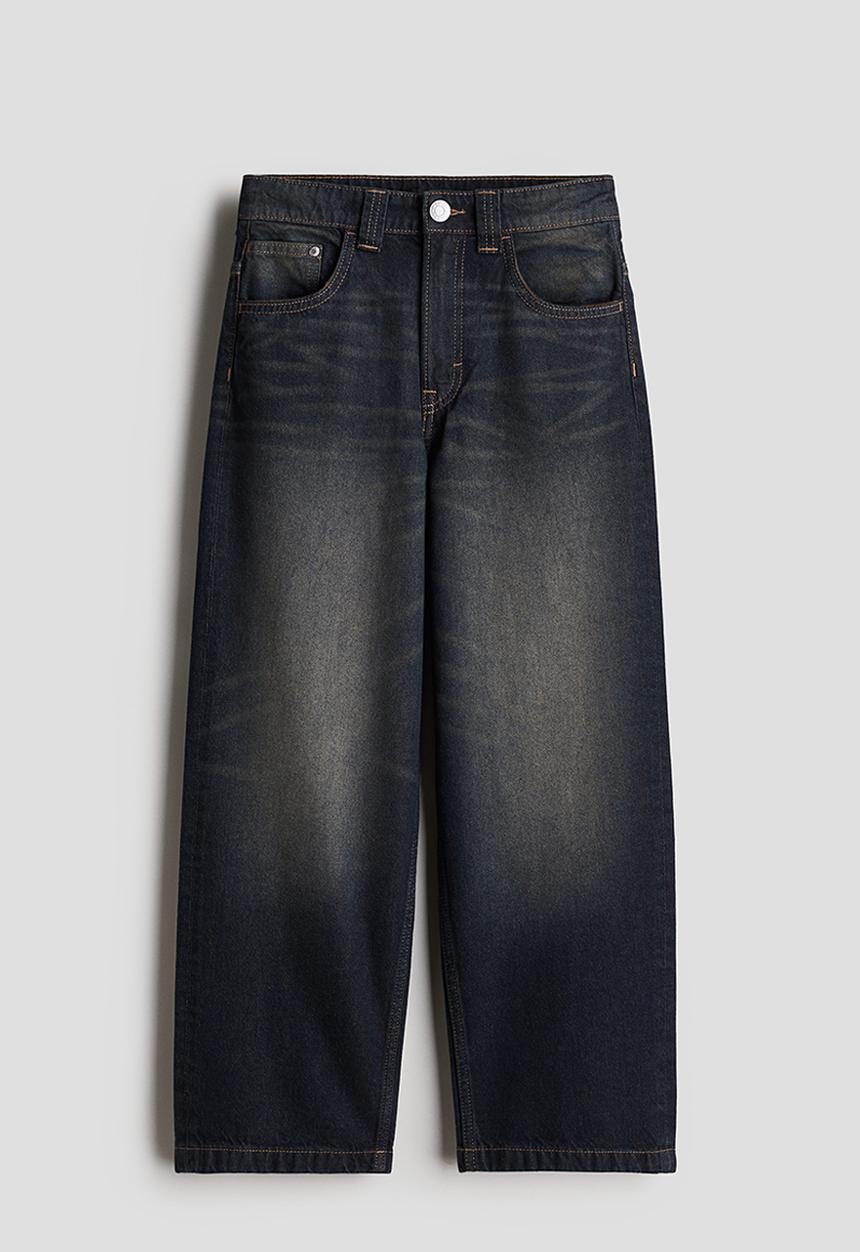 H&M - Baggy fit jeans - dark denim blue