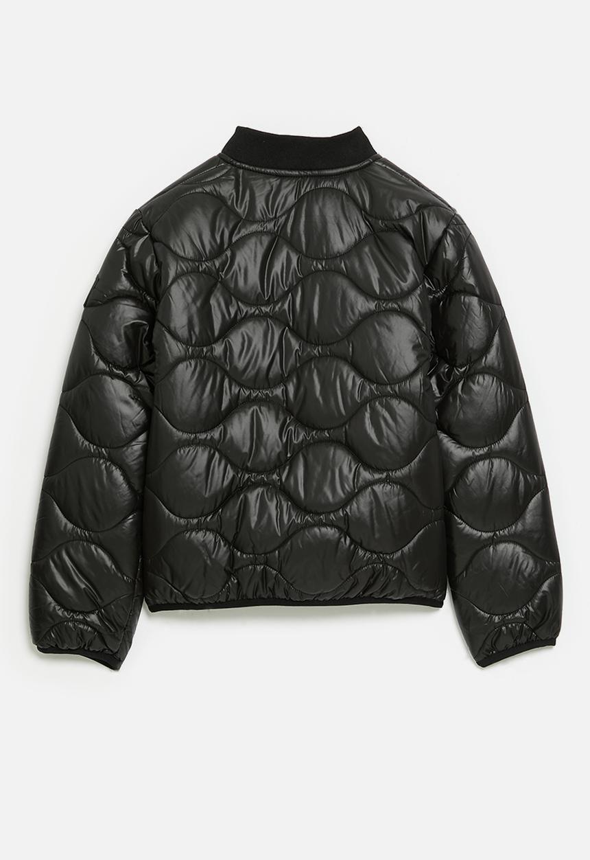 SOVIET - Boys Quilted Fashion Jacket - Black