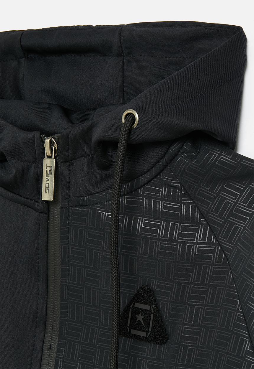 SOVIET - Boys Track Jacket - Black