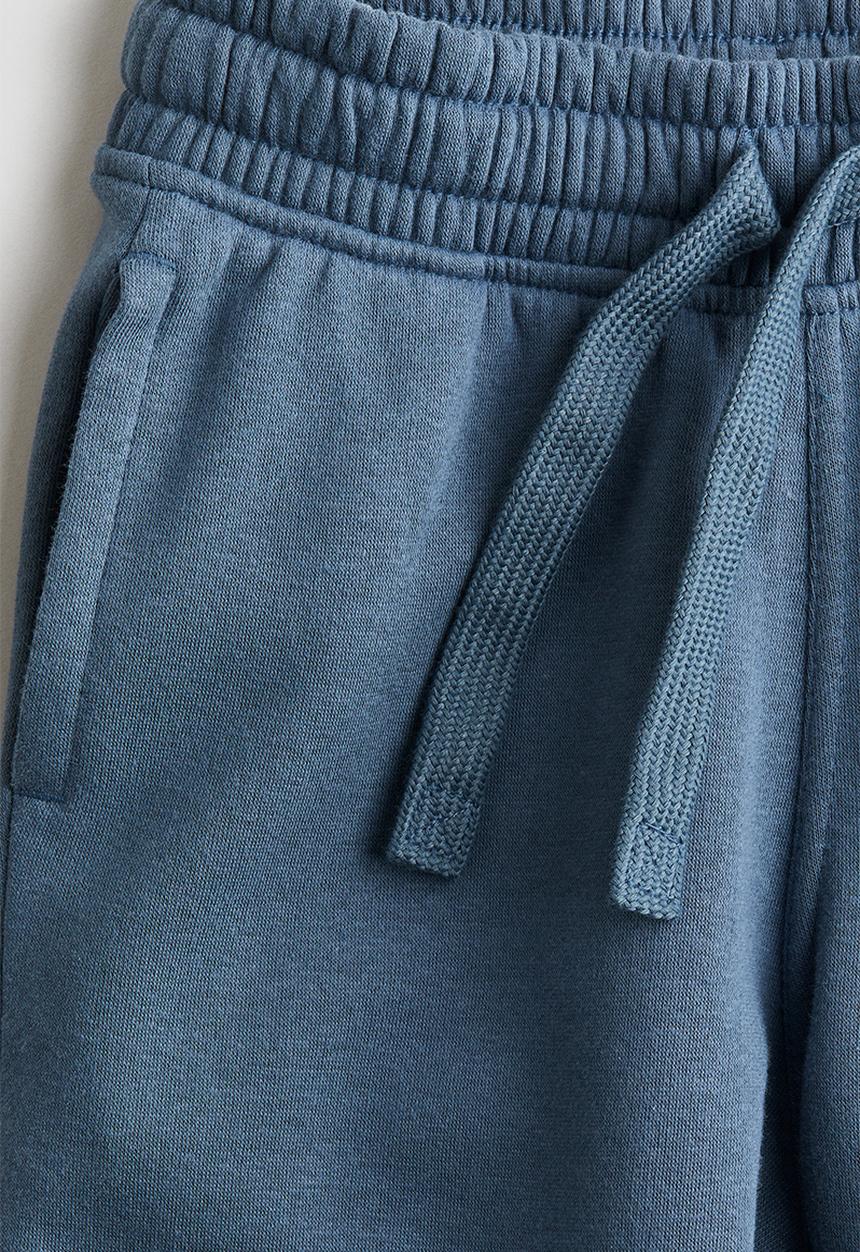 H&M - Cotton sweatshirt joggers - dusty blue 
