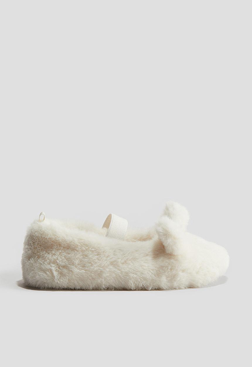 H&M - Soft-sole slippers - white