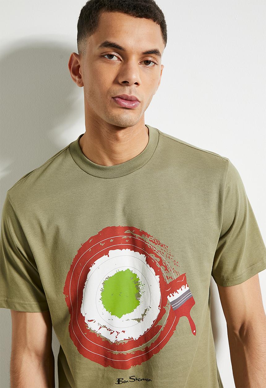 Ben Sherman - Target Brush - Olive Night