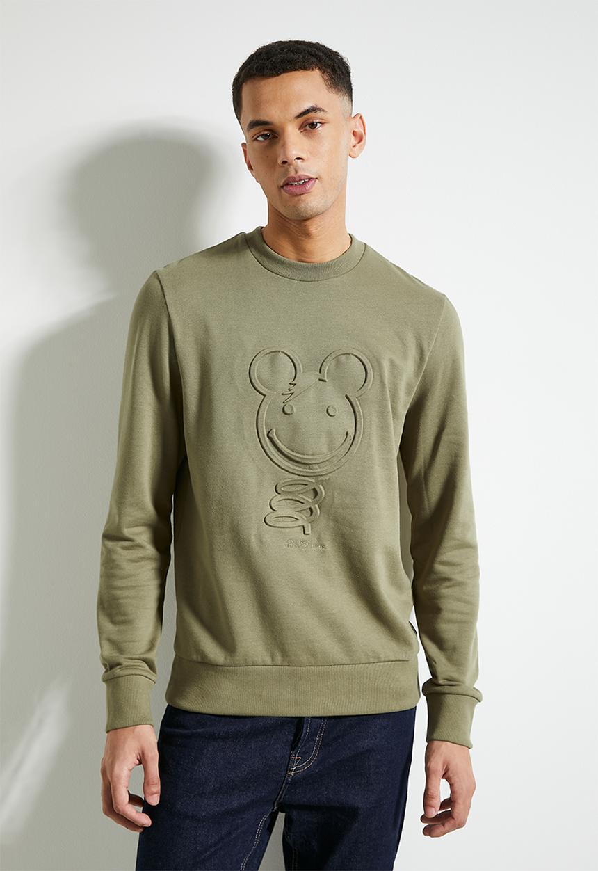 Ben Sherman - 3D Happy Bear Crew - Olive Night