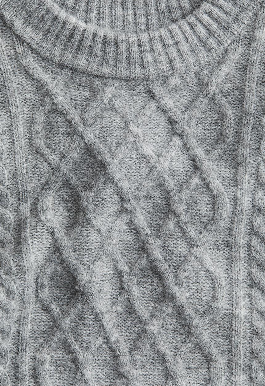 H&M - Cable-knit jumper - grey