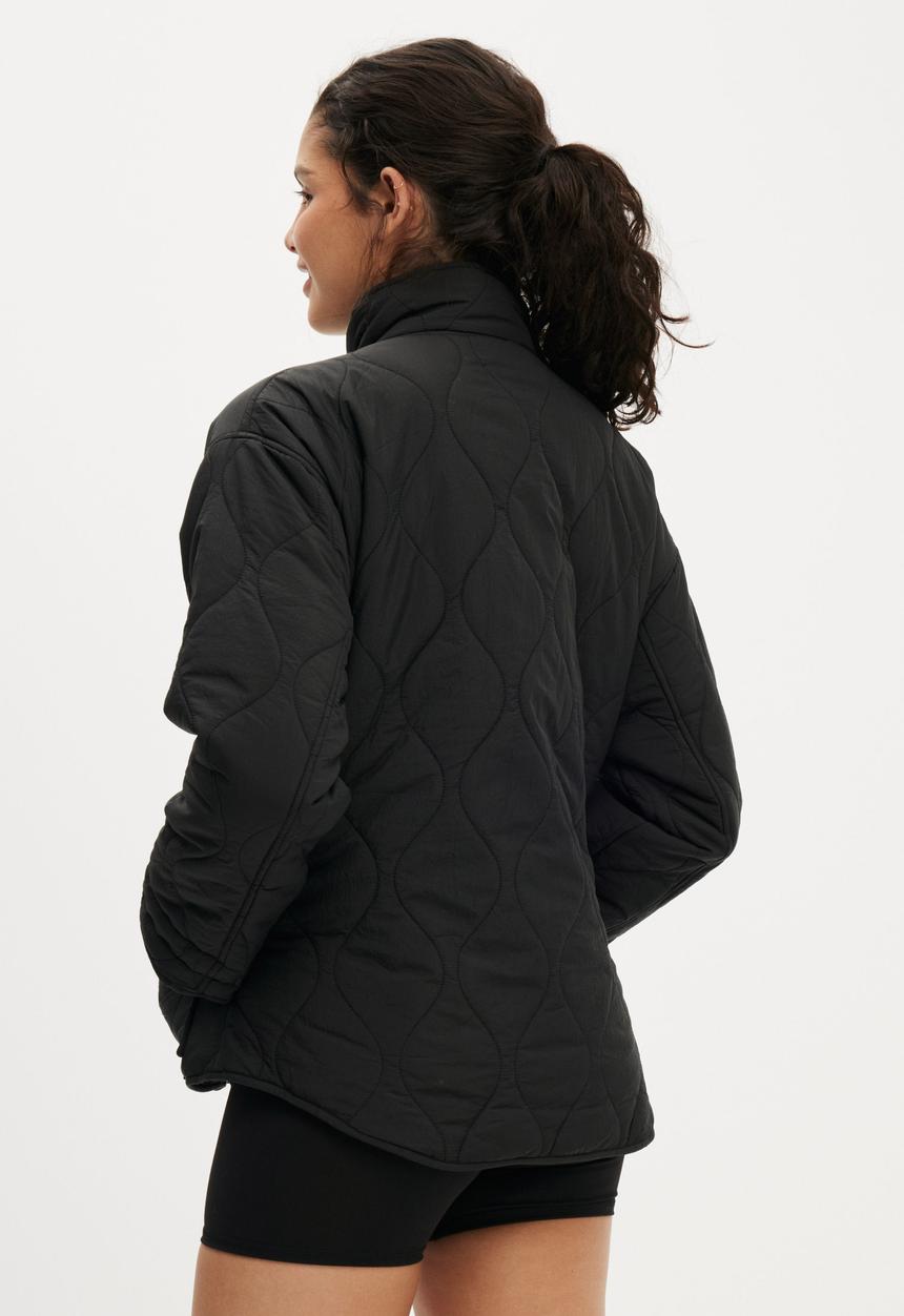 Cotton On - Warm Up Relaxed Lightweight Jacket - Black
