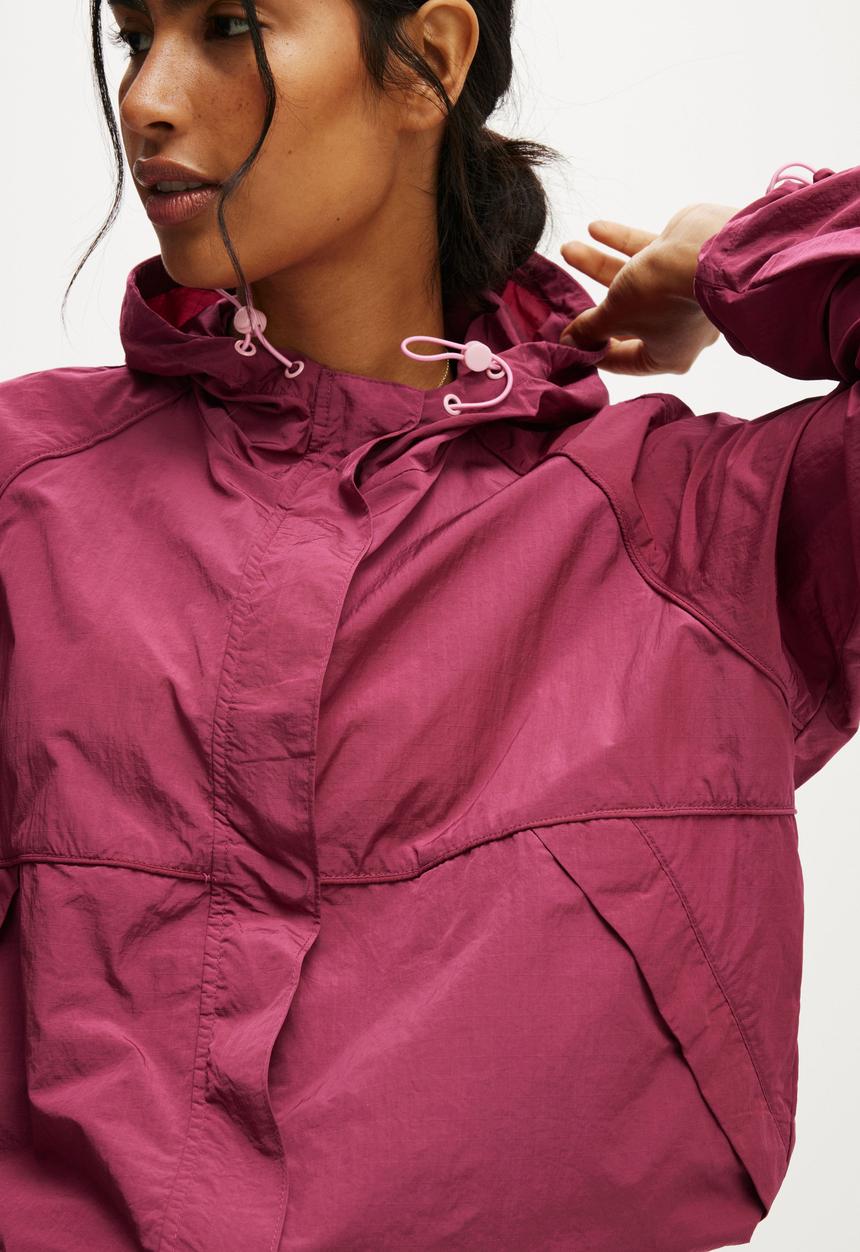 Cotton On - Active Ace Anorak - Sangria