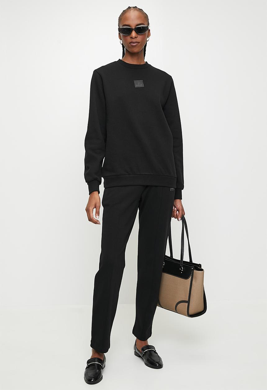 POLO - Women Kylie ls track top - black