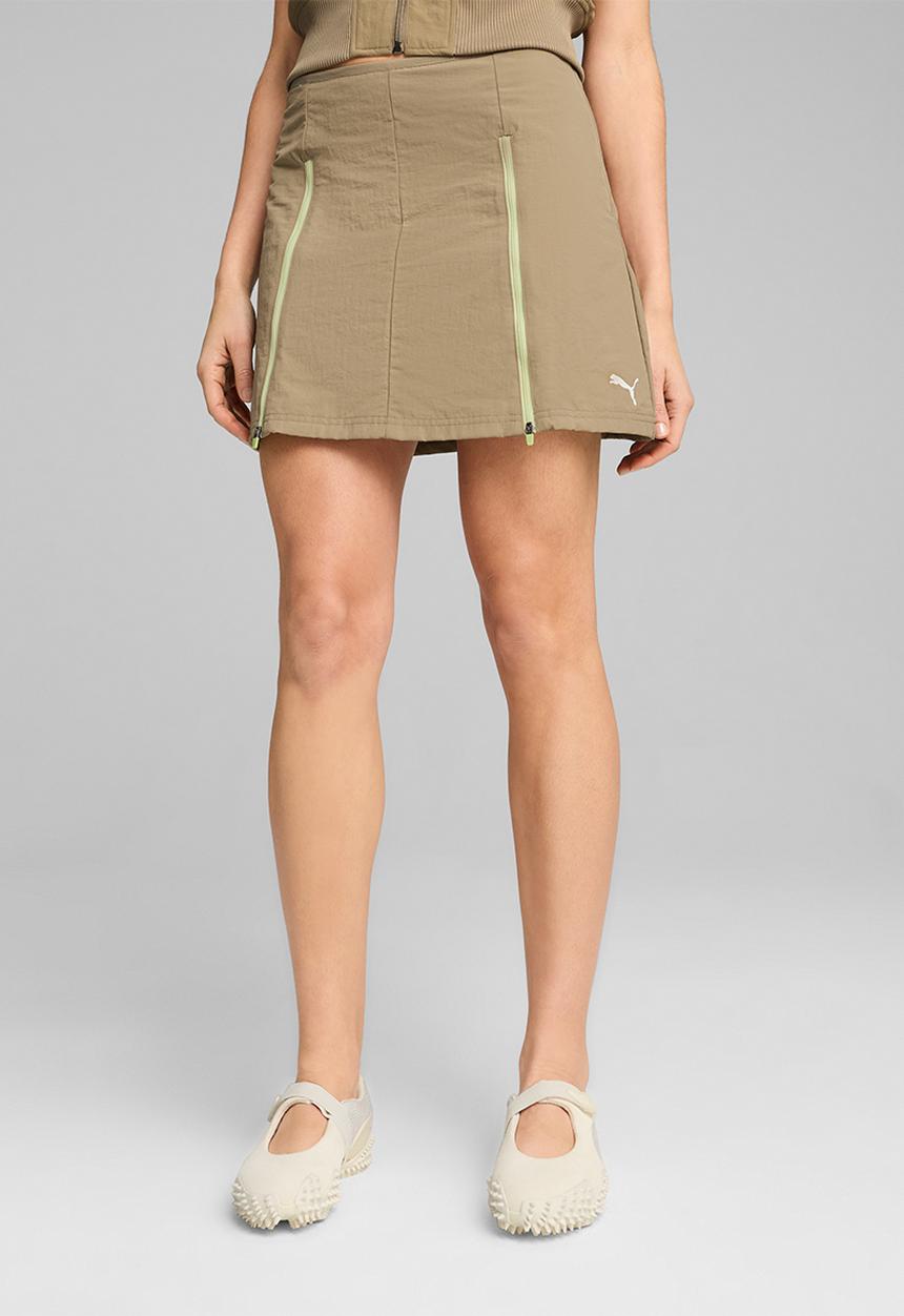 PUMA - Dare To Zip-Off Woven Skirt - Velvet Moss