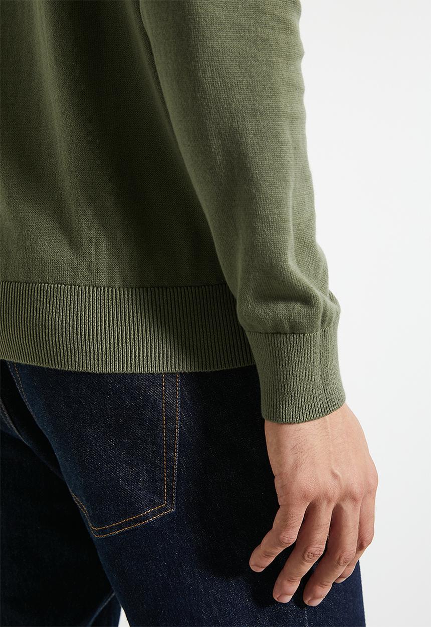Ben Sherman - Crew Neck knit - Olive Night