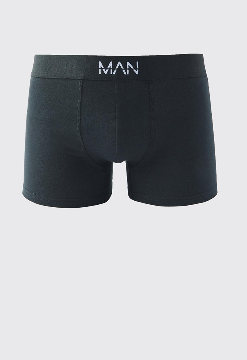 boohooMAN - 5 Pack Man Mixed Colour Trunks - Multi