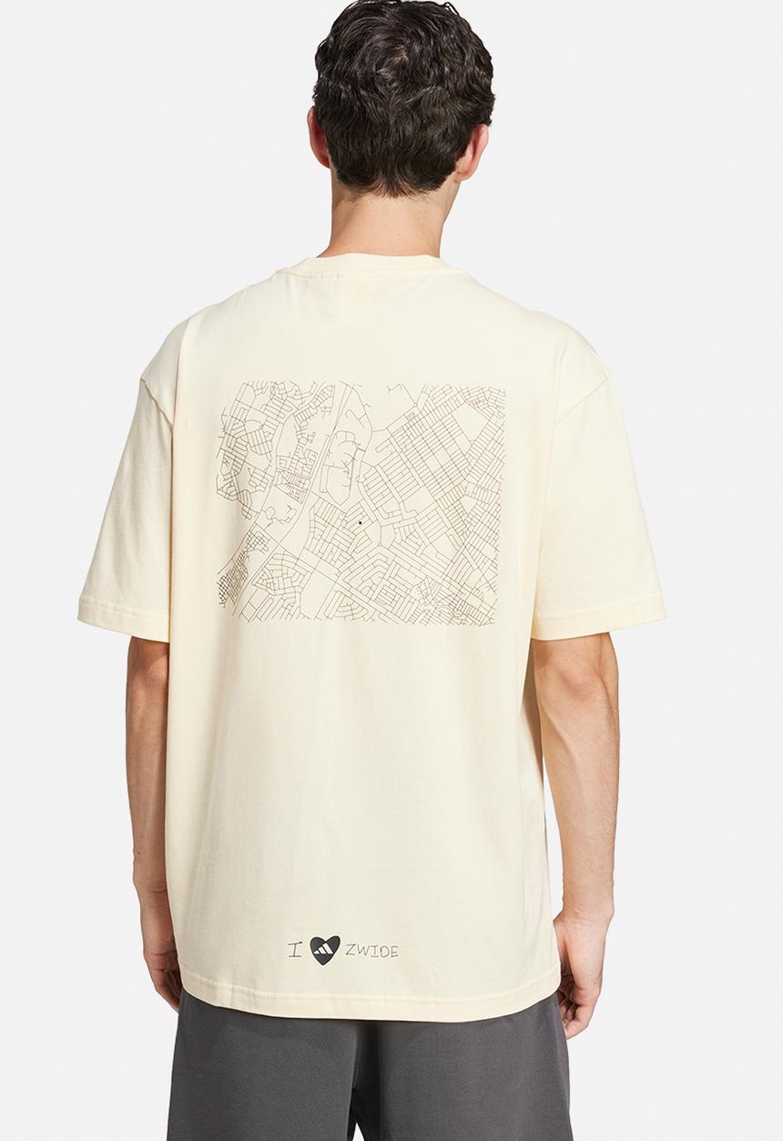 adidas Performance - Graphic Tee Warvan - Beige