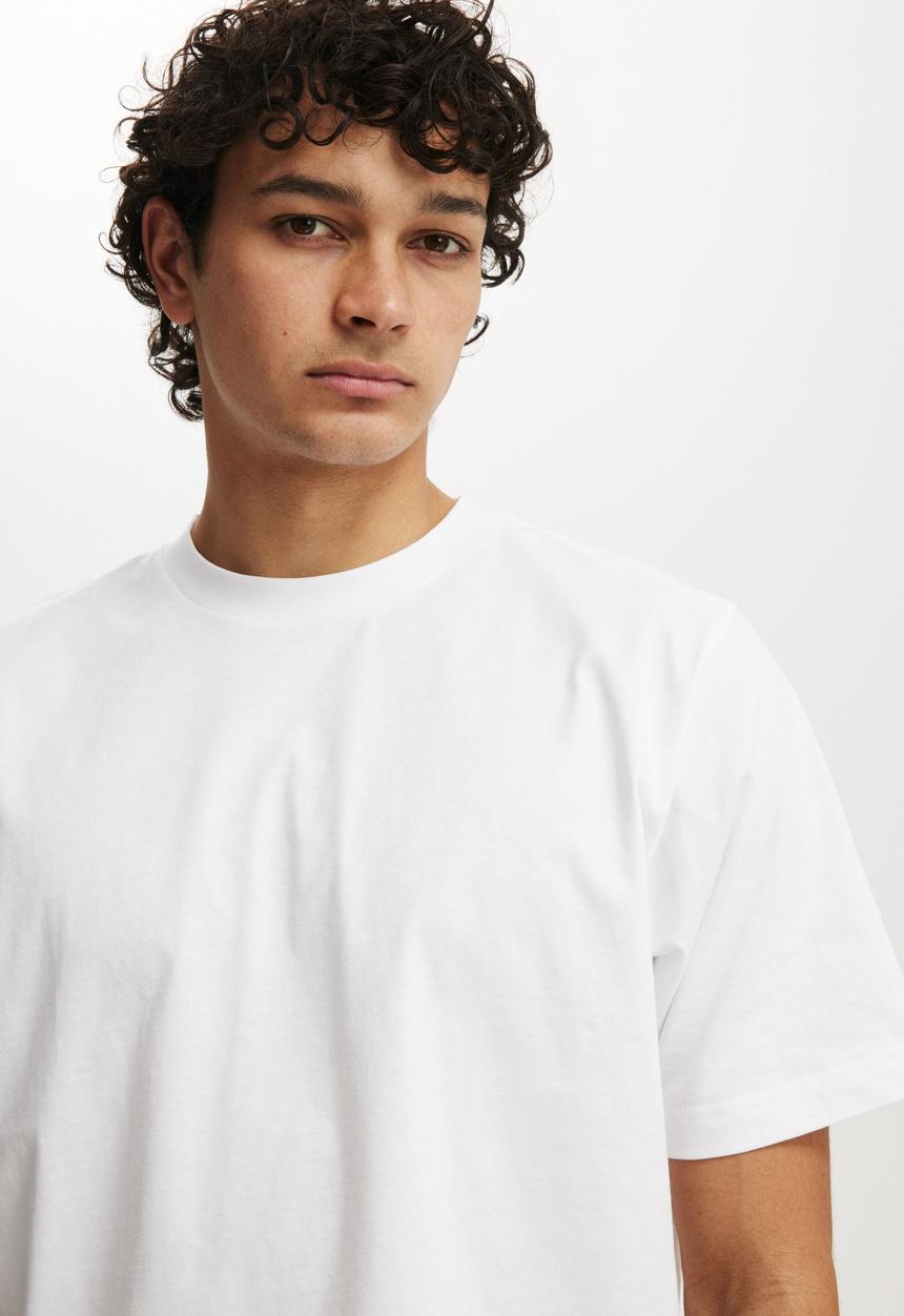 Cotton On - Cropped Fit T-Shirt - White