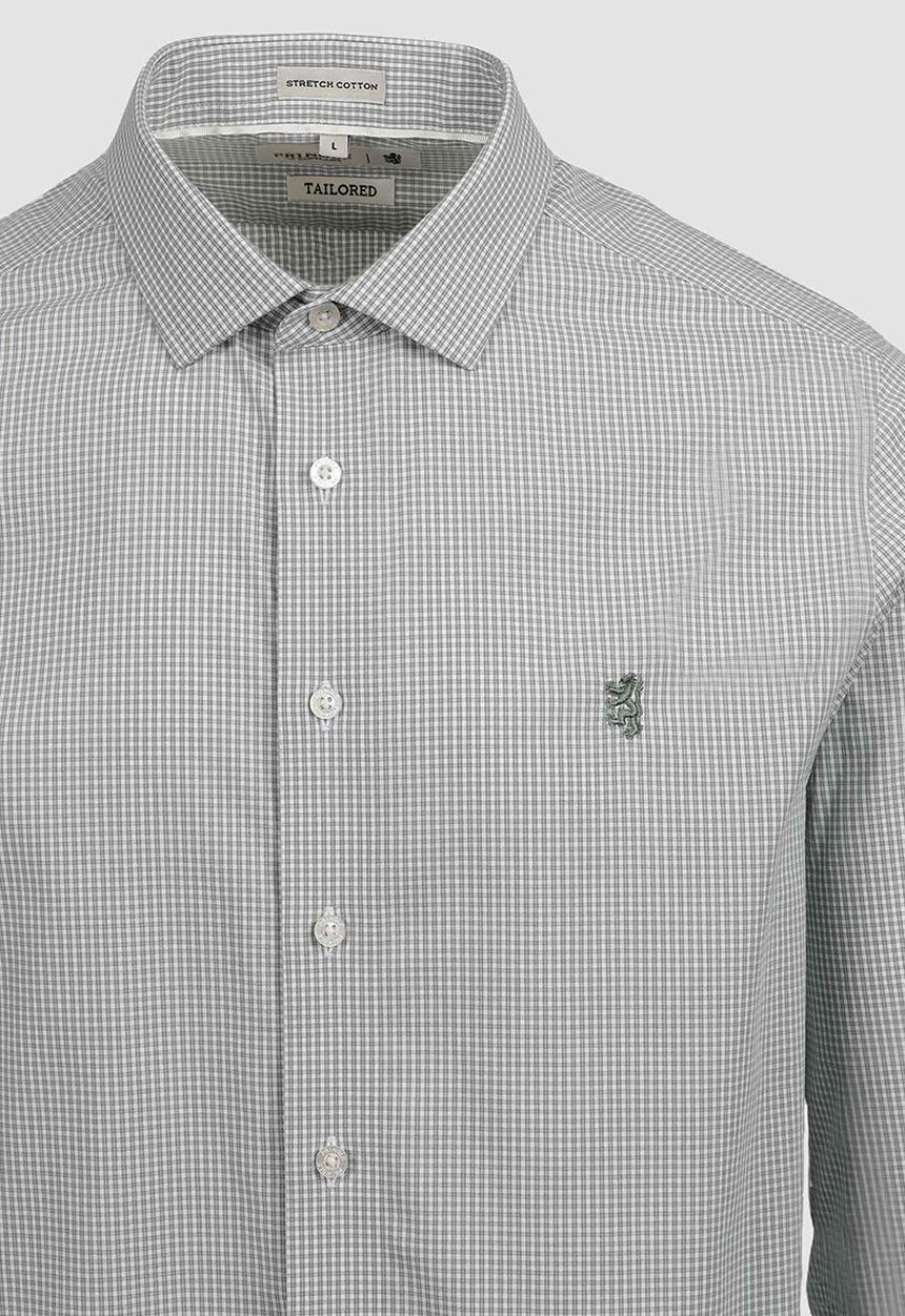 Pringle of Scotland - Benjamin   L/S Tailored Shirt - Sage