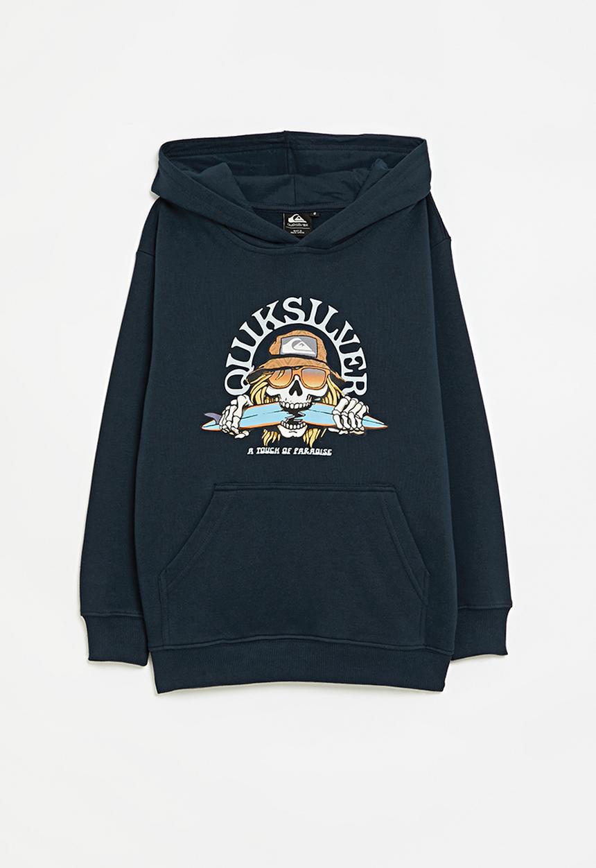 Quiksilver - Graphic hoodie boys - dark navy