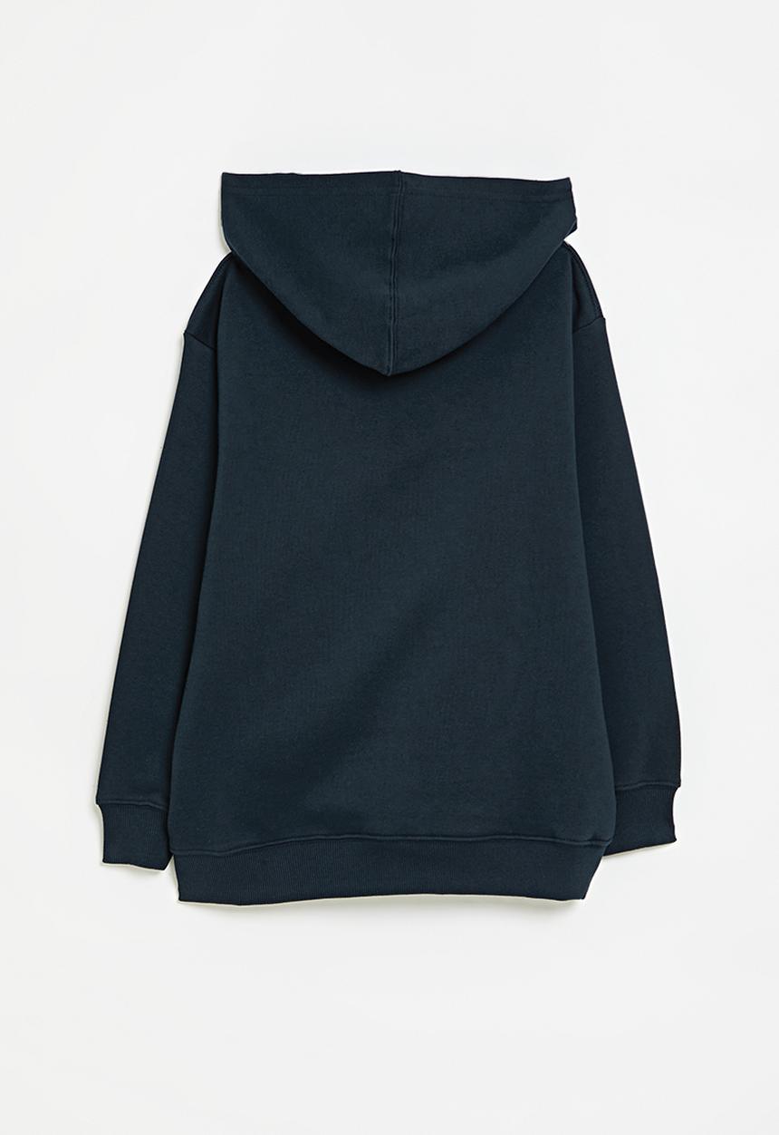 Quiksilver - Graphic hoodie boys - dark navy