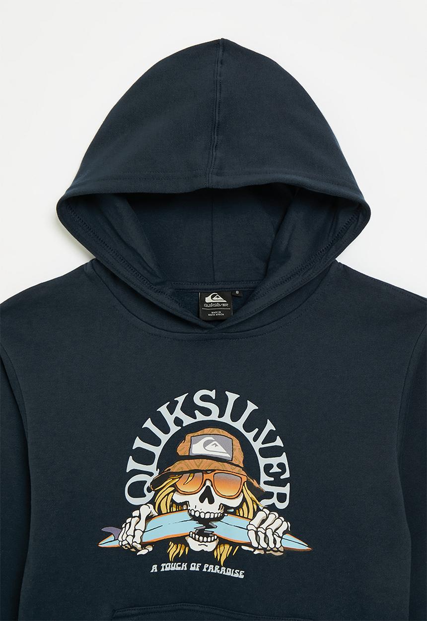 Quiksilver - Graphic hoodie boys - dark navy