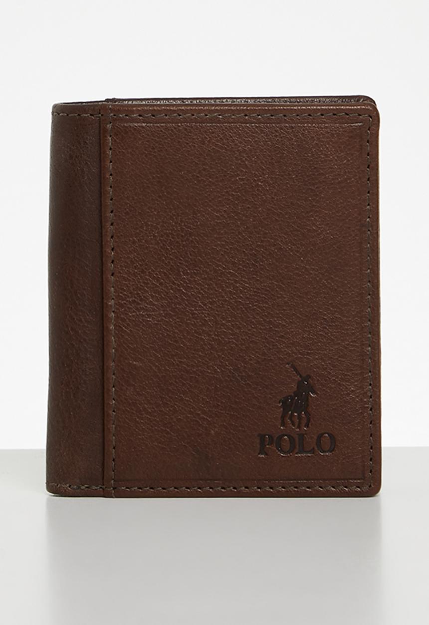POLO - Credit Card Wallet - Brown