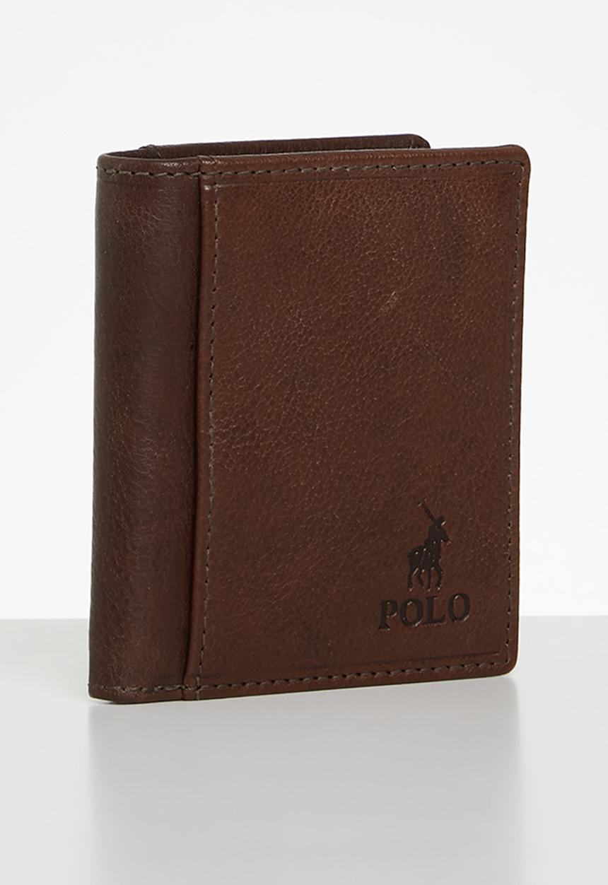 POLO - Credit Card Wallet - Brown