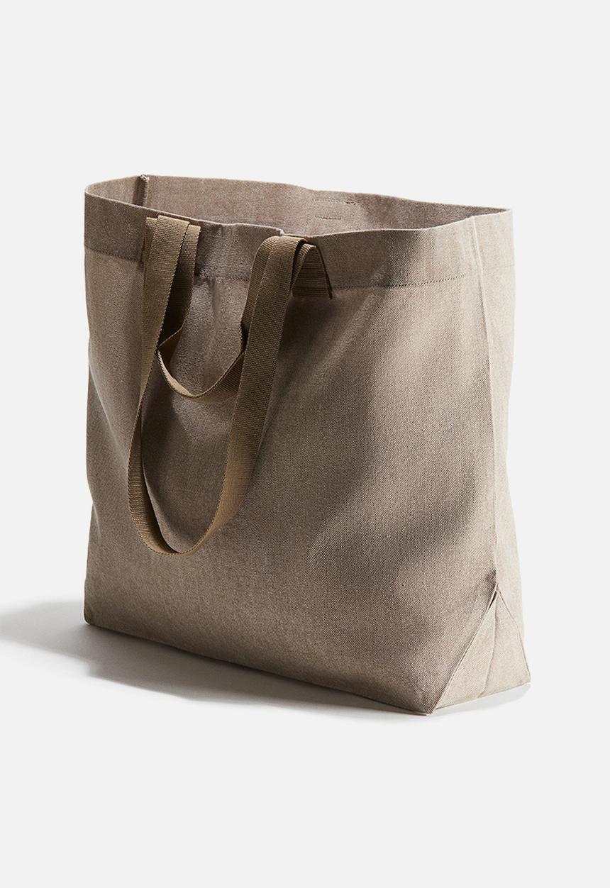 H&M - Canvas tote bag - beige