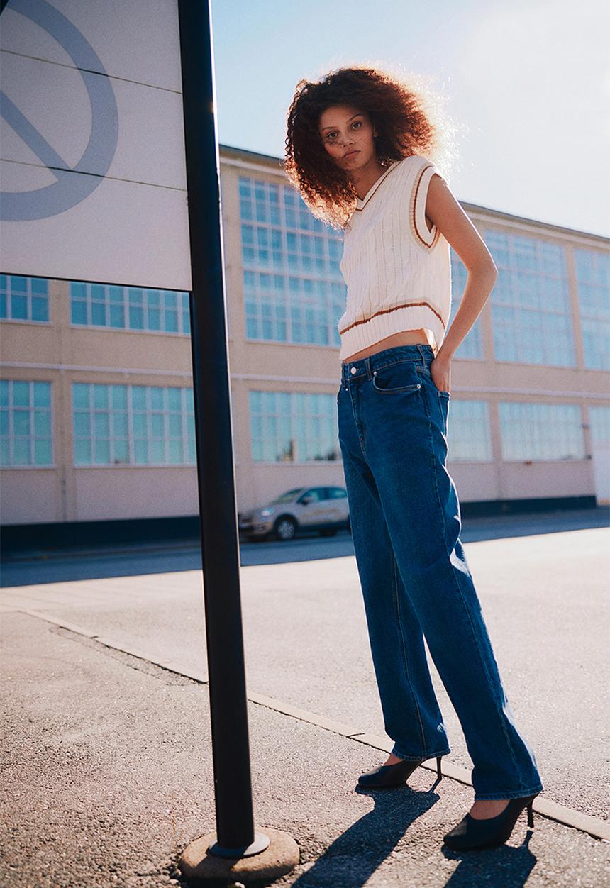 H&M - Tapered jeans - denim blue