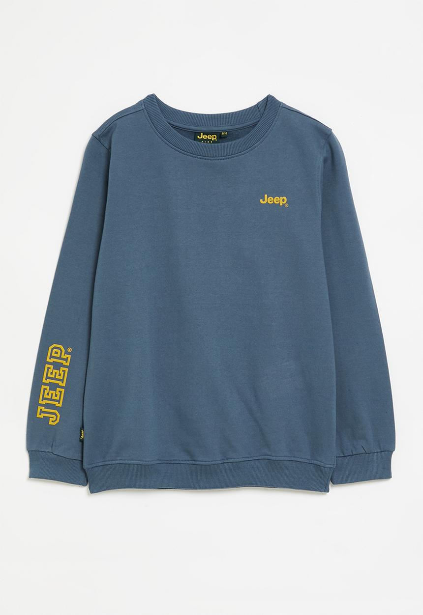 JEEP - Jeep logo strong sweat top - vintage blue