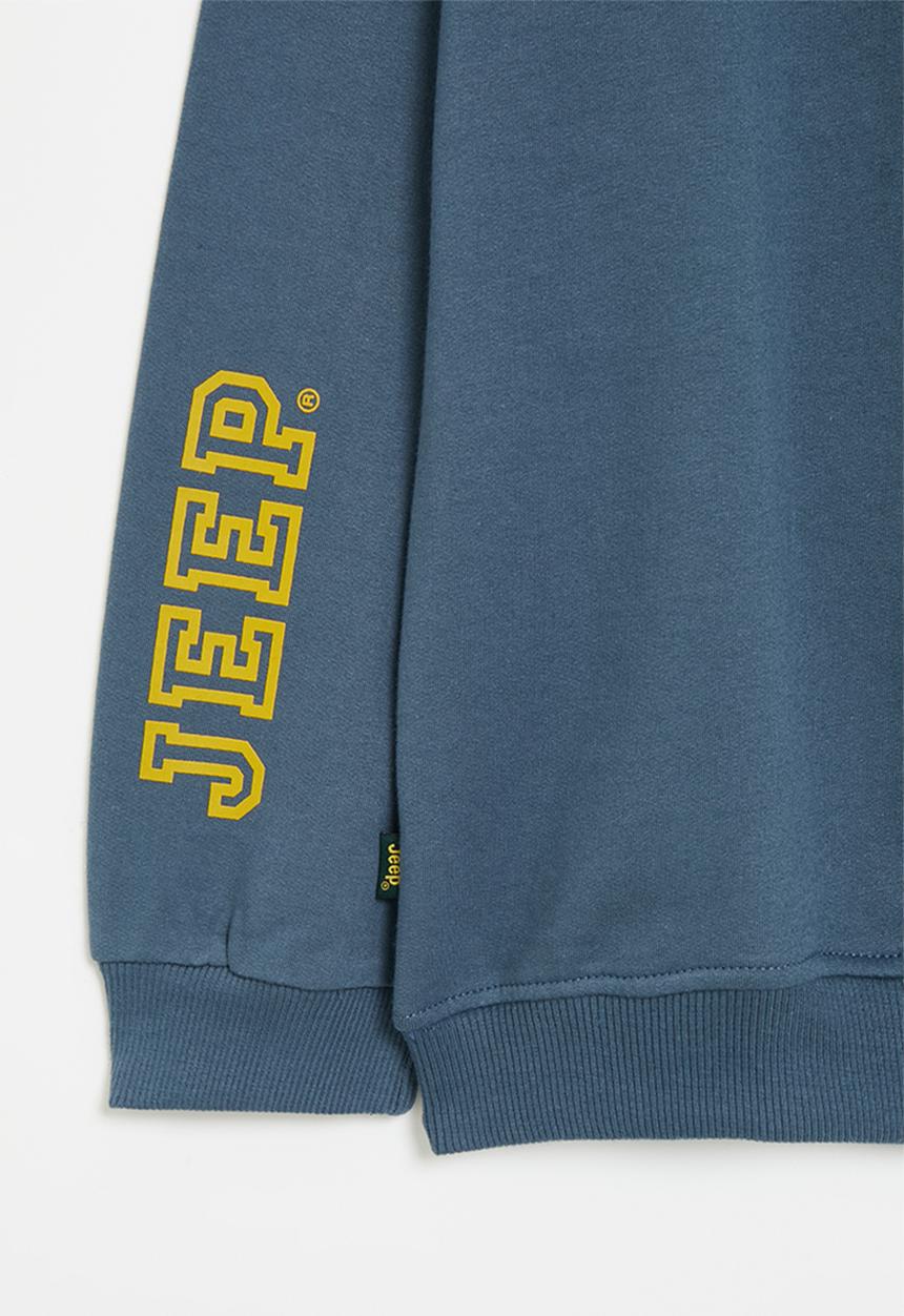 JEEP - Jeep logo strong sweat top - vintage blue