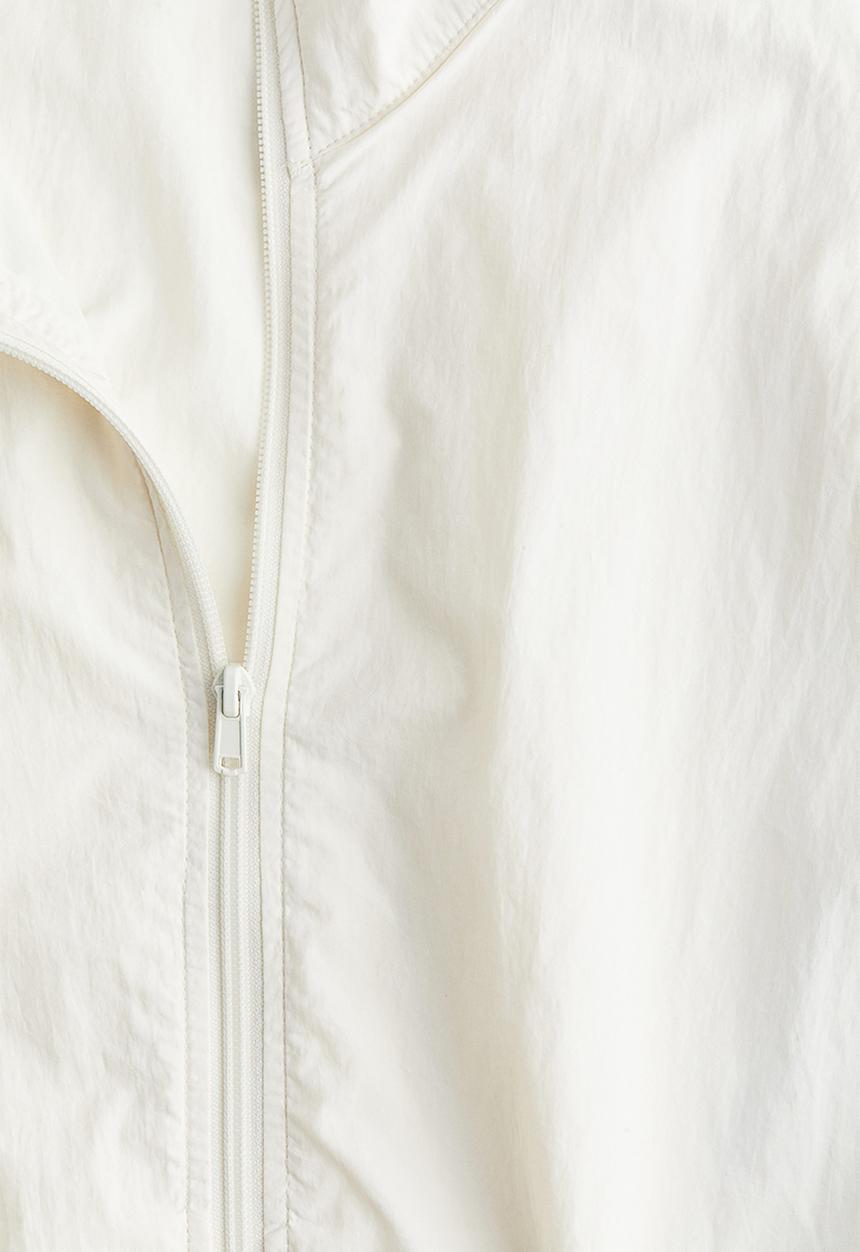 H&M - Nylon windbreaker - white