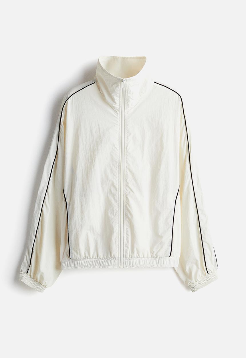 H&M - Nylon windbreaker - white