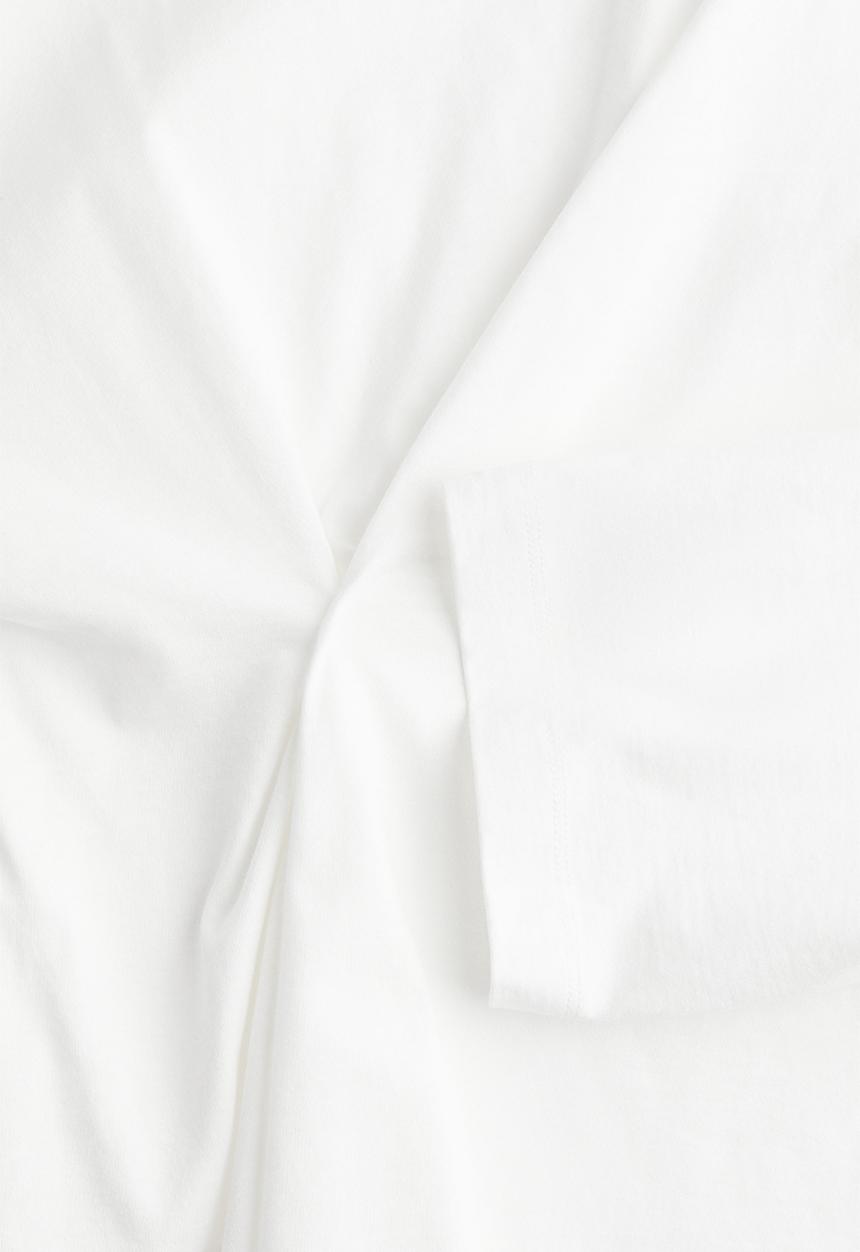 H&M - Draped top - white