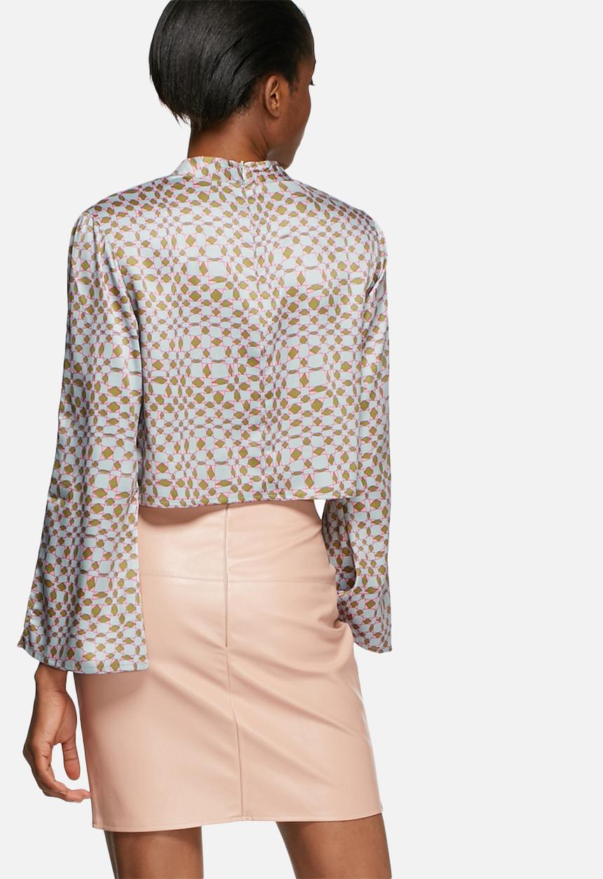 Neon Rose - Solange high neck crop