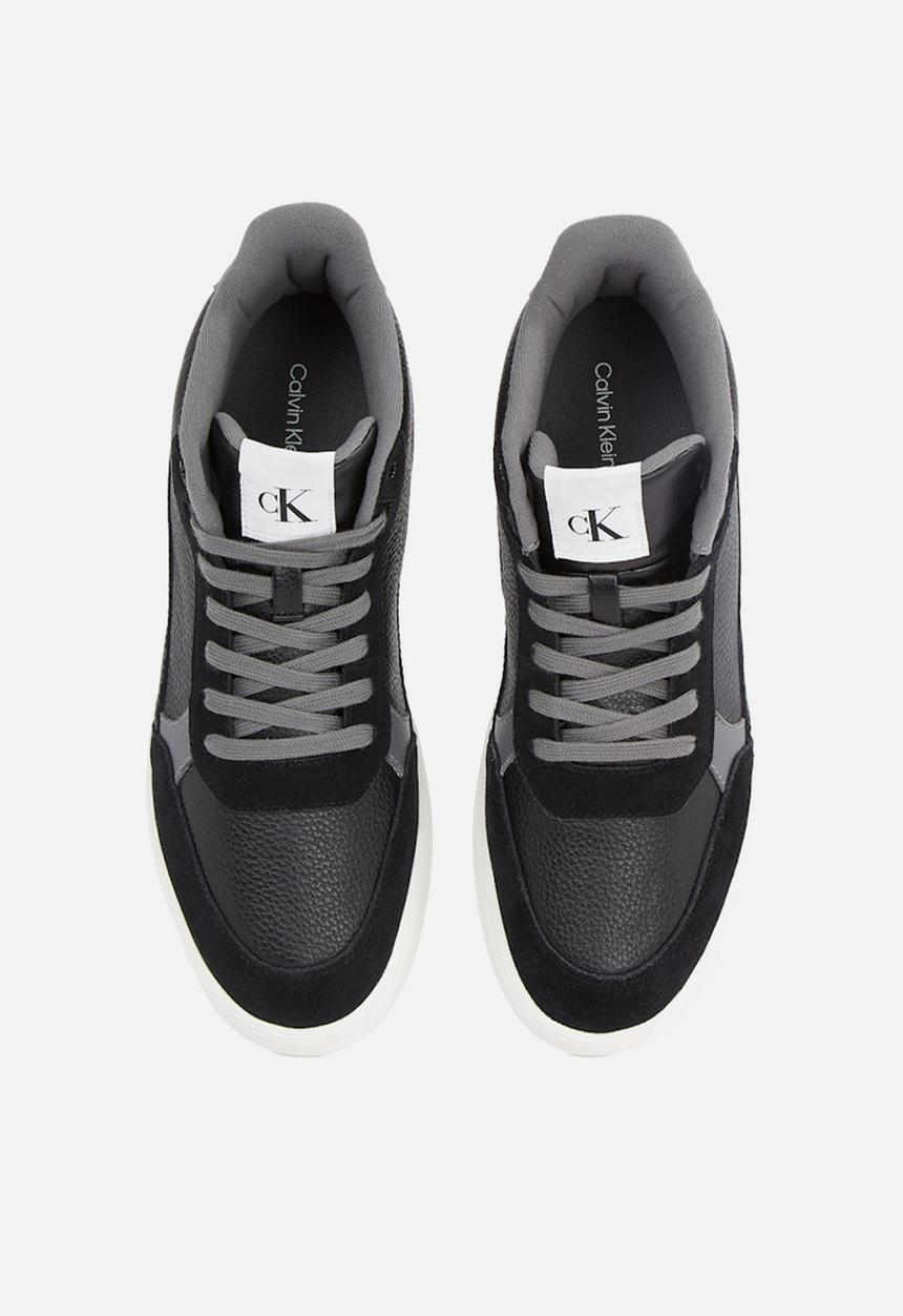 Calvin Klein - Classic Cupsole Mid MG WMM -  Black/Charcoal Grey/Bright White