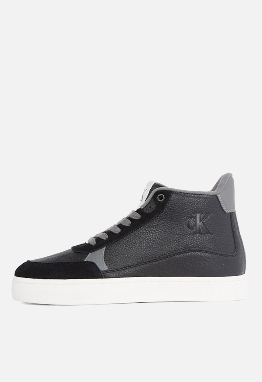 Calvin Klein - Classic Cupsole Mid MG WMM -  Black/Charcoal Grey/Bright White