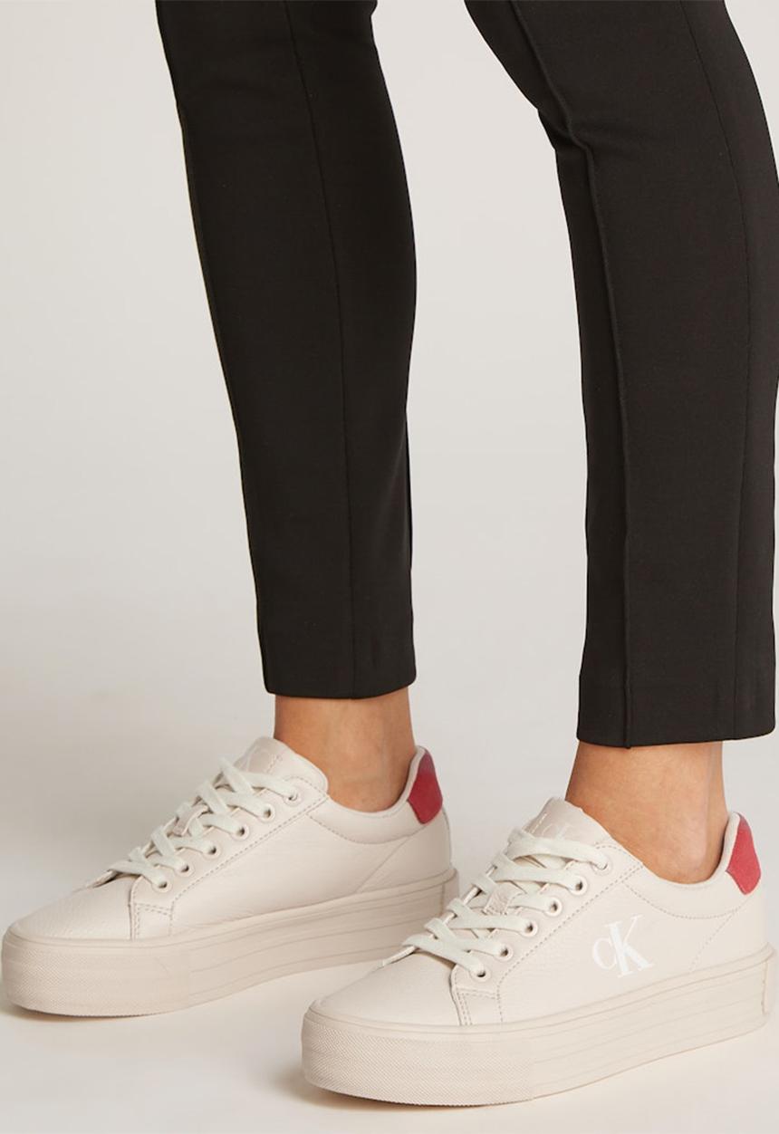 Calvin Klein - Bold Vulc Flatform Low Lth ML - Whisper Pink/Creamy White