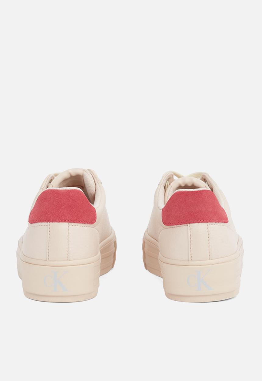 Calvin Klein - Bold Vulc Flatform Low Lth ML - Whisper Pink/Creamy White