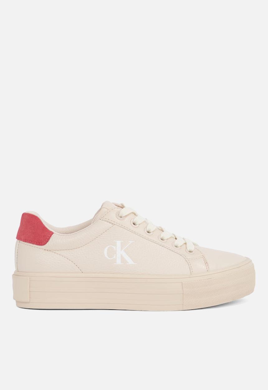 Calvin Klein - Bold Vulc Flatform Low Lth ML - Whisper Pink/Creamy White