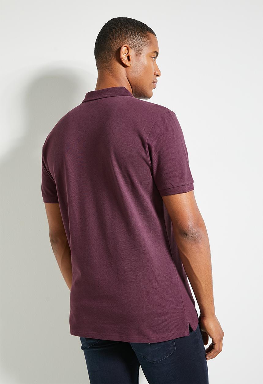 Ben Sherman - Ben Polo S/S - Cherry lacquer