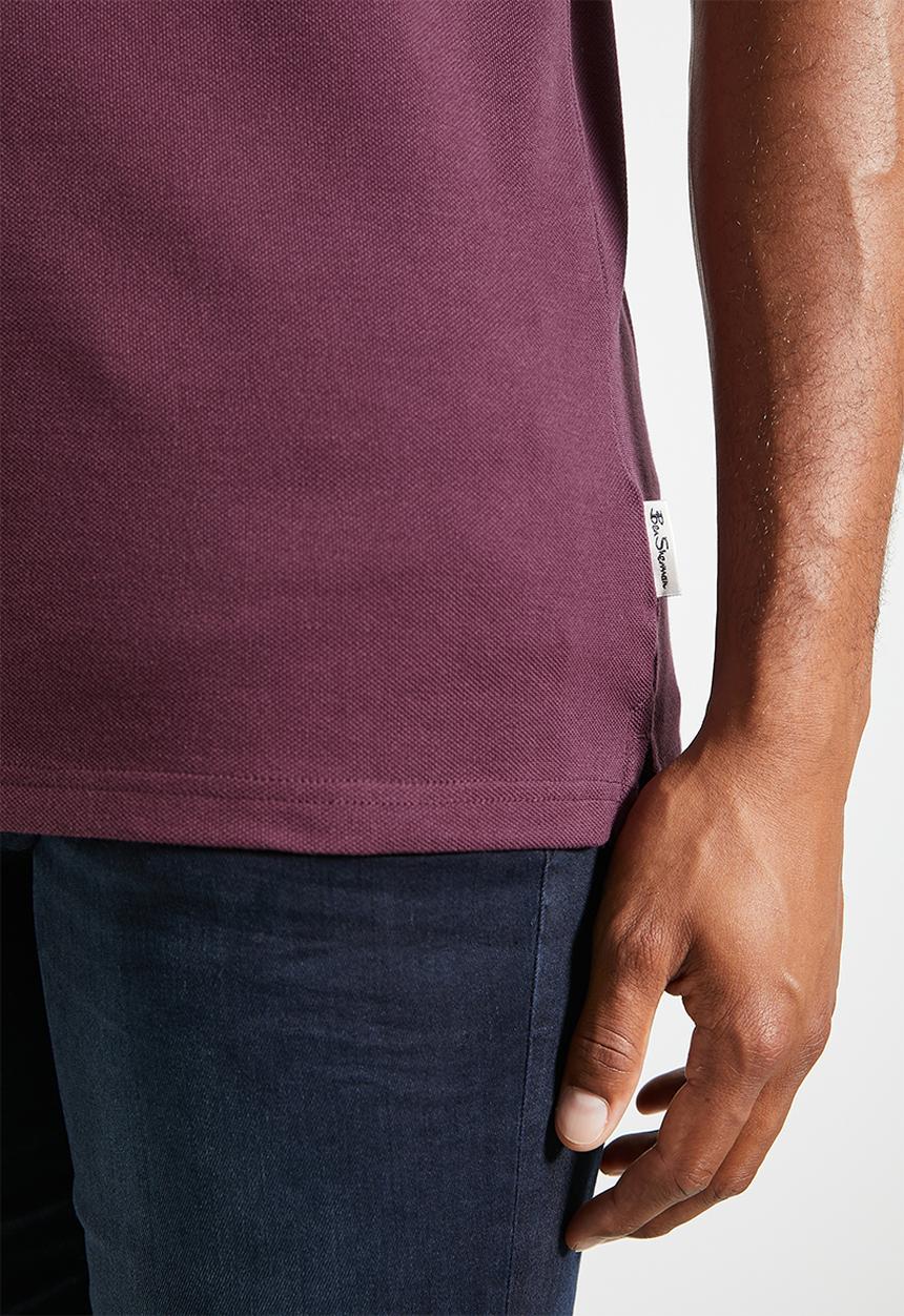 Ben Sherman - Ben Polo S/S - Cherry lacquer