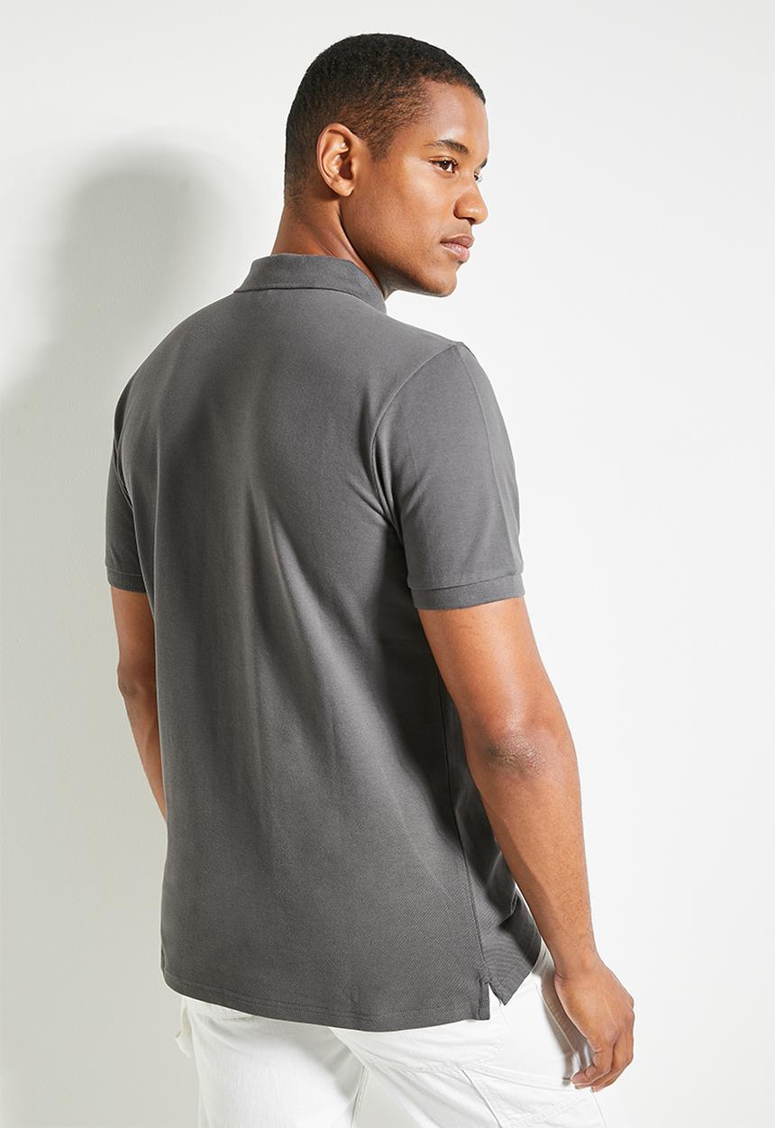 Ben Sherman - Ben Polo Short Sleeve  - Charcoal