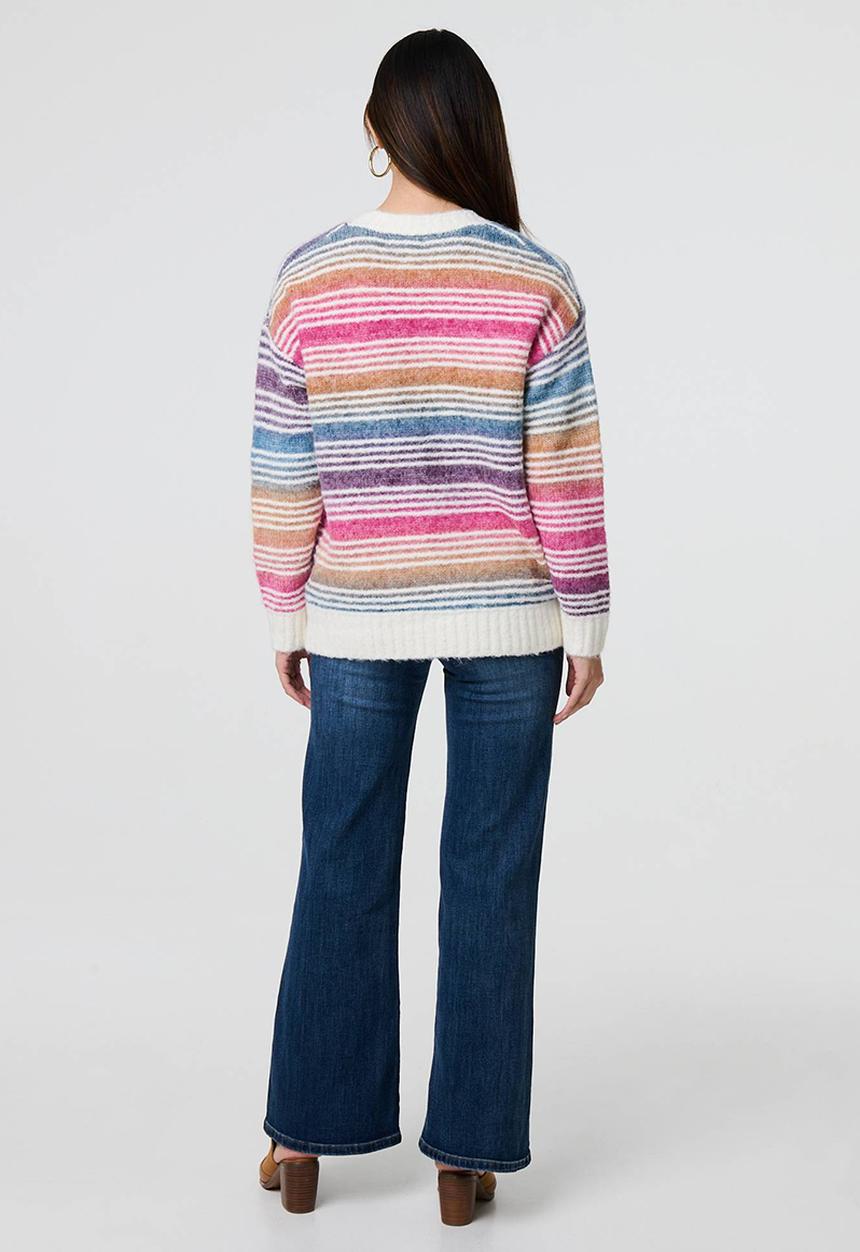 Stella Morgan - Mukticolour striped Cardigan - Multi 