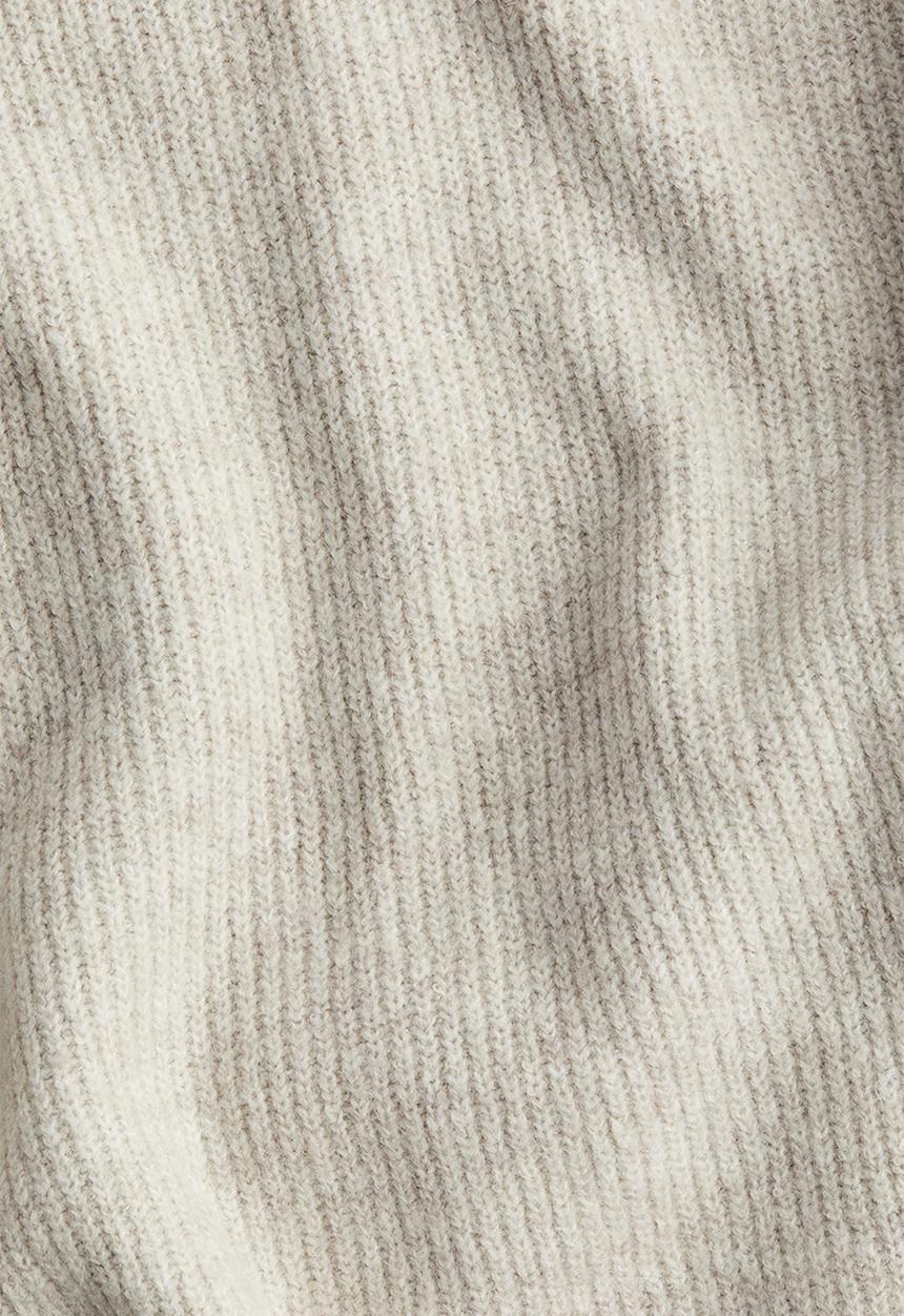 H&M - Rib-knit jumper - light beige marl 