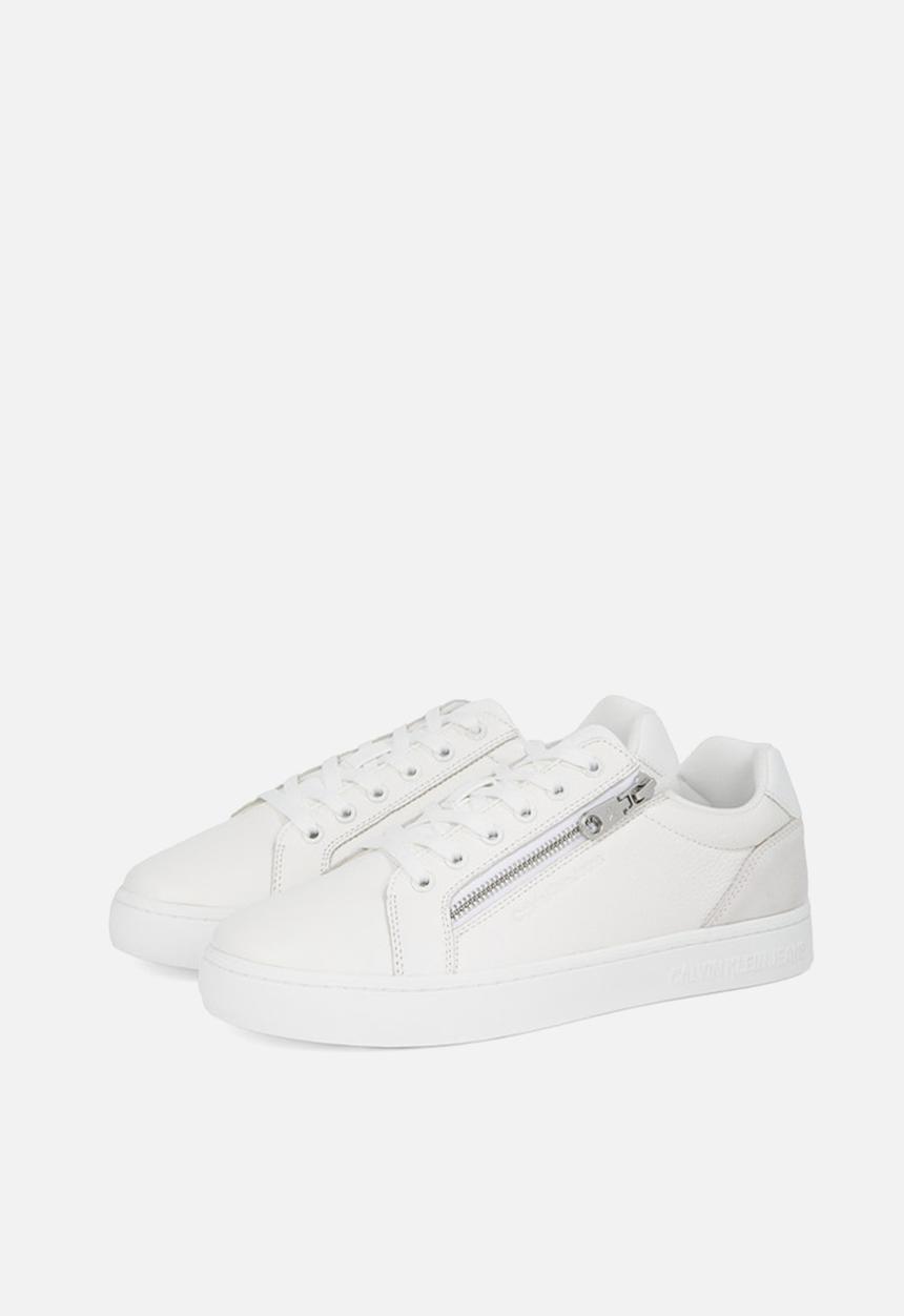 Calvin Klein - Classic Cupsole Zip Low IN - Triple Bright White