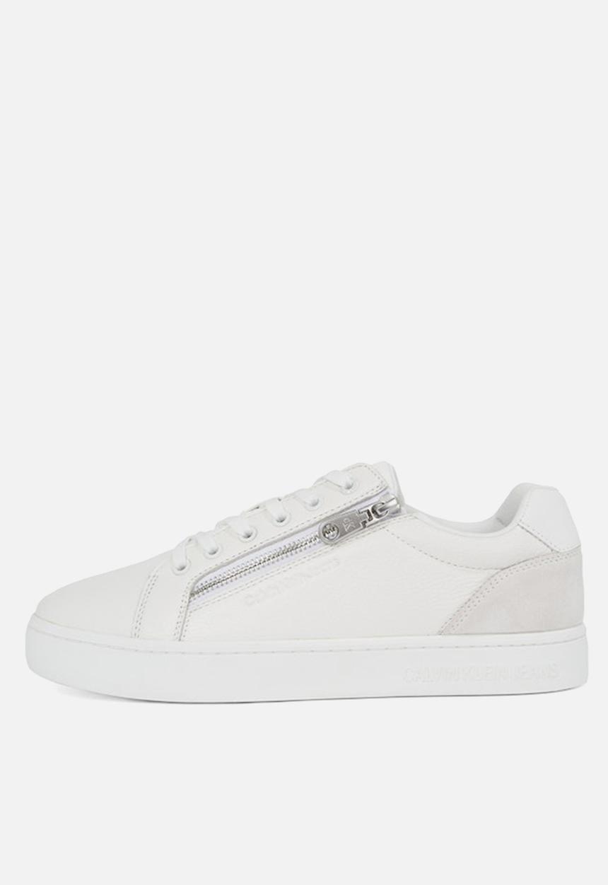 Calvin Klein - Classic Cupsole Zip Low IN - Triple Bright White