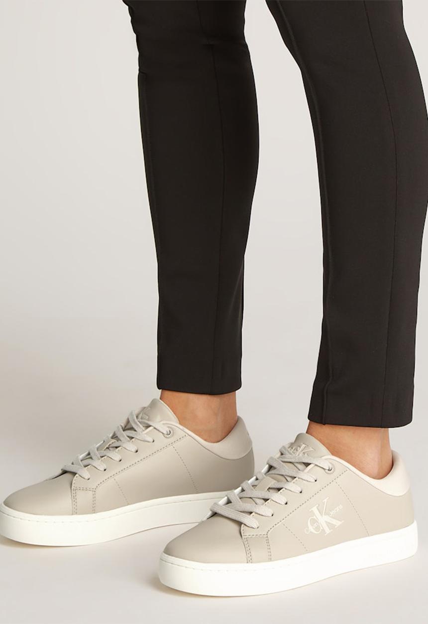 Calvin Klein - Classic Cupsole Low Lace-up Lth Wn - Eggshell/Whisper Pink