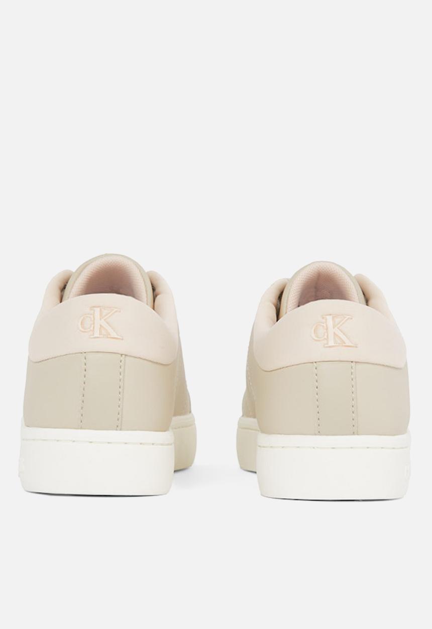 Calvin Klein - Classic Cupsole Low Lace-up Lth Wn - Eggshell/Whisper Pink