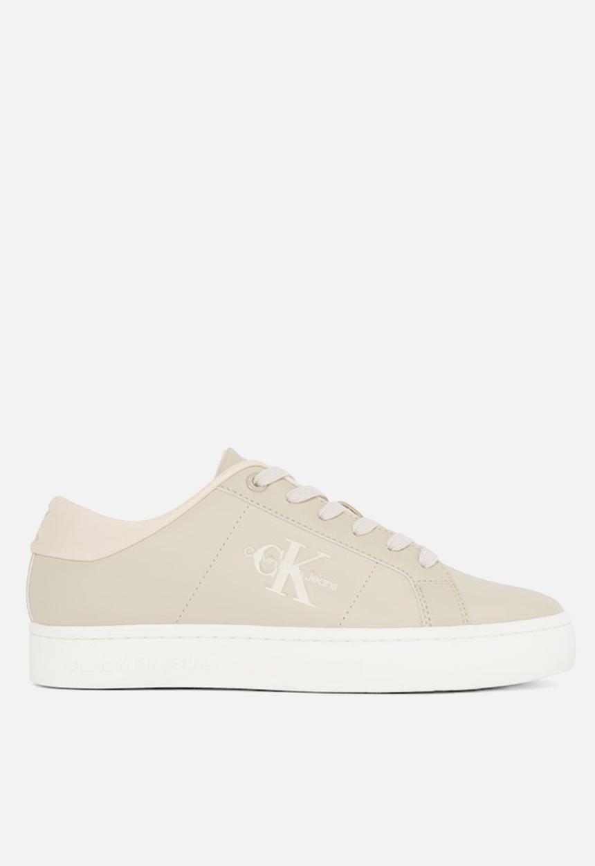 Calvin Klein - Classic Cupsole Low Lace-up Lth Wn - Eggshell/Whisper Pink