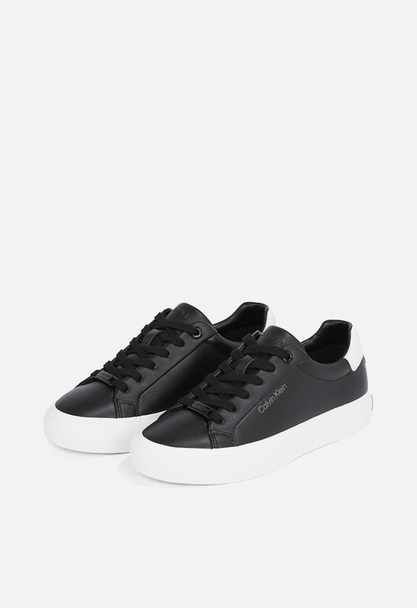 Calvin Klein - Vulc Lace Up Texture Fox - Lth - Black & White 