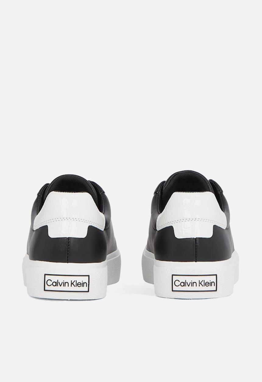 Calvin Klein - Vulc Lace Up Texture Fox - Lth - Black & White 